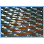Aluminum Flat Expanded Metal Mesh / SS304 Expanded Mesh Screen For Architecture for sale
