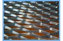 China Aluminum Flat Expanded Metal Mesh / SS304 Expanded Mesh Screen For Architecture supplier
