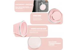 China 270ml Portable Ultra Thin Flexible Silicone Folding Cup supplier