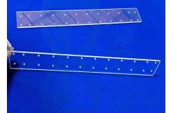 China 92% Transparent Quartz Glass Substrate With Laser Drill Holes supplier