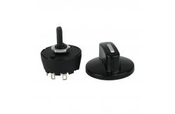 China 8 Position Single Pole Changeover Rotary Selector Switch 8A 250VAC With Knob supplier
