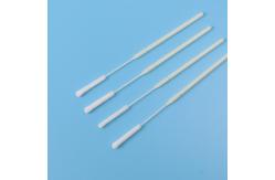 China 10cm EO Steirle Flocked Nylon Nasal Specimen Collection Swab WIth ABS Stick supplier