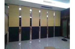 China Melamine Surface Operable Sliding Partition Walls For Gym OEM Service supplier