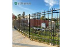 China Metallic Finish Shiny Metal Tubular Fencing Easily Assembled supplier