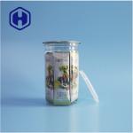 Spice Snacks Effortless Opening 307# PET Cylindrical Cans For Convenient Food Packaging for sale