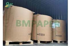 China 40Gsm 37mm X 3000m Bleached Kraft Pulp Paper For Brown Packaging supplier
