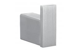 China Durable Coat And Hat Hook Home Wall Mounted Silver Robe Hook Stainless Steel supplier