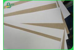 China 450gsm C1S Grey Back Paper For Carton Width 1300mm Jumbo Roll supplier