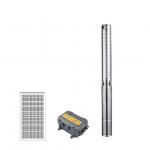 1HP DC Submersible Solar Water Pump 3 4 Borehole Agriculture Irrigation Water Pump for sale