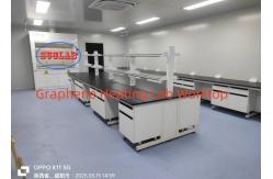 China School Science Experiments Chemistry Heating Lab Workbench with Reagent Rack supplier