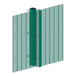 Clear View PVC coating 358 High Security Perimeter Mesh anti-climb fence for sale