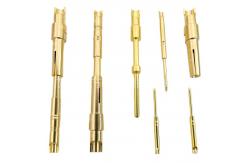 China Customized Part Spring Loaded Electrical Contact Pin/Plunger Barrel /Brass Gold Pogo Pin supplier