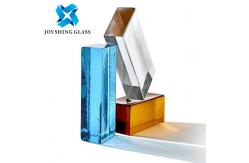 China Custom Stained Glass Block Bricks for Bathroom Partitions supplier