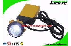 China 10.4Ah Portable Mining Cap Lights , Rechargeable High Beam Miners Helmet Light supplier