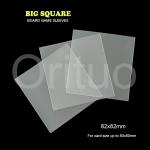 82x82mm Board Game Sleeves / Square Card Sleeves Cpp Double Matte Non Glare