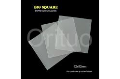 China 82x82mm Board Game Sleeves / Square Card Sleeves Cpp Double Matte Non Glare supplier