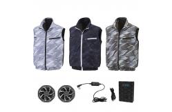 China USB Charging Ac Vest 10050mAh Waistcoat Cooling Jacket For Summer supplier