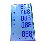 3.3V Custom LCD Module TN Monochrome 7 Segment For Smart Energy Meter for sale