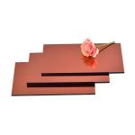 Excellent Weather Resistance and Silver/Golden/Black/Tea Mirror Aluminum Composite Panel for sale