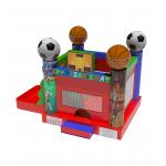 Sport Theme Foot Ball And Basketball Inflatable Bouncy Castle for sale