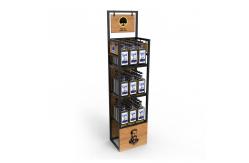 China Supermarket Wine Display Shelf Rack Liquor supplier