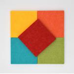 Multi-color Sound Absorption PET Acoustic Panels Polyester Felt Acoustic Panels for sale