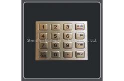 China Micro Metal Numeric Keypad Dustproof For Self Service Inquiry Machine supplier