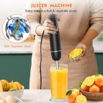 BPA Free Portable Hand Blender 12 Speeds Handheld Mixer Blender