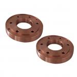 Weld Electrode Tips Wheels For Seam Welding Machine, Custom Resistance Seam Welder Consumables for sale