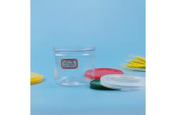 China Plastic 340ML Peel Off 22g Plastic Cookie Jar Containers supplier