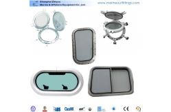 China Oval Shape Aluminum Porthole Windows for Boat & Yacht supplier