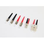 Black And Red Boot MM Multimode Fiber Connectors With Duplex Clip for sale