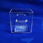 Factory Customized High Temperature Corrosion Resistant Quartz Containers Quartz Square Cylinders With Quartz Sand Cores For Laboratories for sale