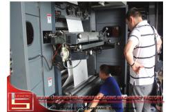 China 600mm Paper Flexo Printing Machine With Central Temperature Control System supplier