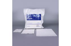 China 120gsm 12x12 Polyester Cleanroom Wipers Disposable LCD Screen Wipes supplier