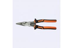 China Telflon Finished Long Nose Pliers Soft Handle Ergonomic  Extended Pliers supplier