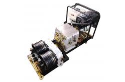 China Double Capstan Cable Pulling Winch 18KN 40KN Cable Drum Winch supplier