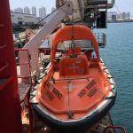 Single Arm Rescue Davit System For Lifeboat And Rescue Boat for sale