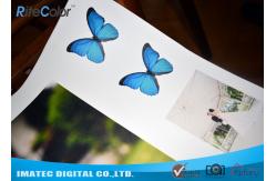 China Inkjet Print Fabric Polyester Canvas Rolls With Blank White Matte Coated Surface supplier