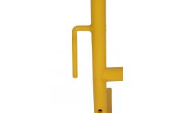 China Powder Coated Yellow Crowd Barrier Fencing 1m Height 2m Width Hgmt Temporary supplier