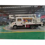 FAW Double Cabin Hand Operated Aerial Lift Truck Euro 3 14 Meters 4x2