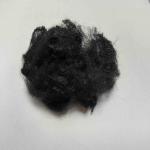 Flame Retardant Virgin Polyester Natural Fibre 51mm Black For Mattress