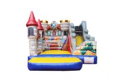 China Hotel Tarpaulin Inflatable Bouncer Slide Jumping Bouncy Castle supplier