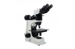 China Objective 10x Binocular Metallurgical Optical Microscope Halogen 100 - 240V supplier