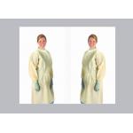 Anti Leakage Disposable Isolation Gowns Strong Adsorption Ability Feeling Soft for sale