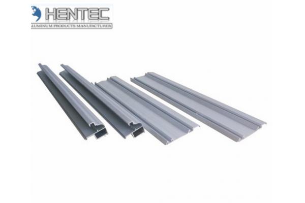 6061 / 6063 Aluminum Extrusion Profiles For Sliding Door , With Finished Machining
