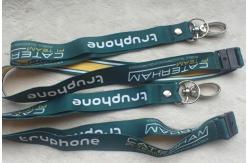 China Soft Ribbon Material Promotional Printing Satin Lanyard With Custom Logo supplier