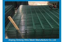 China Acid - Resistant Double Wire Fence / Pool Security Fence Galvanized PVC Coated supplier