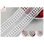 OEM Ivory Guipure Embroidered Ribbon Trim For Dresses Lace Decoration SGS Verified for sale