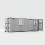 Folding Converted Shipping Containers House 20 Feet Sound Insulation for sale